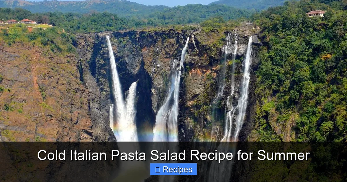 Cold Italian Pasta Salad Recipe for Summer