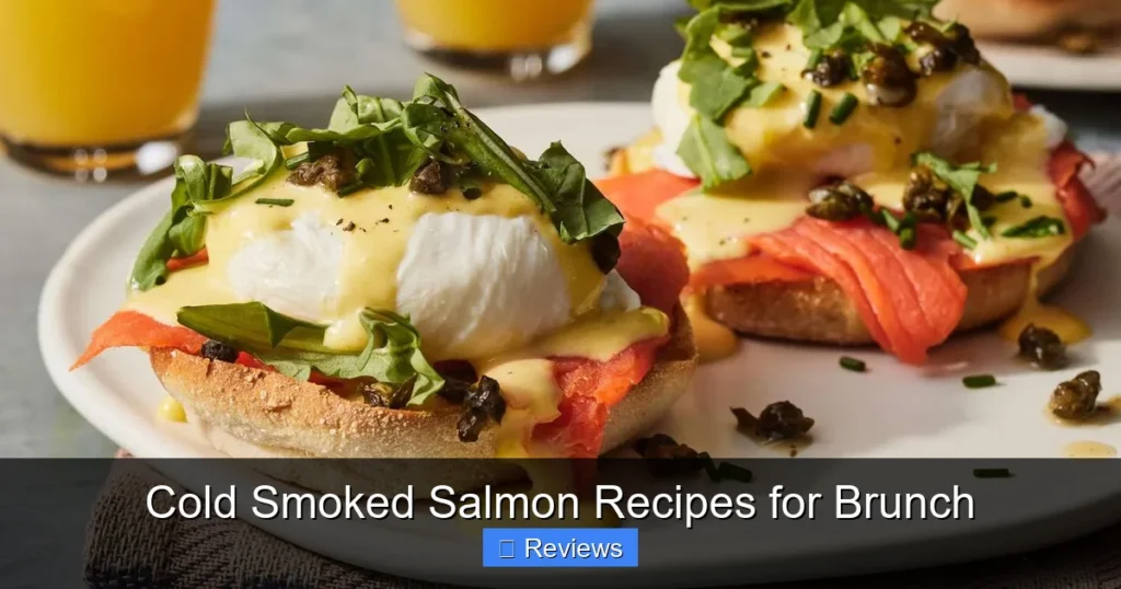 Cold Smoked Salmon Recipes for Brunch