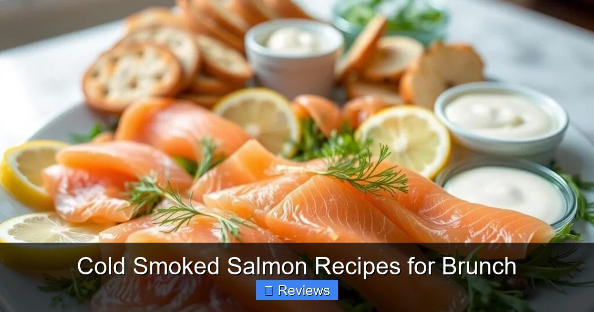 Cold Smoked Salmon Recipes for Brunch