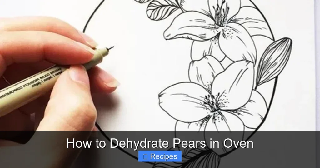 How to Dehydrate Pears in Oven