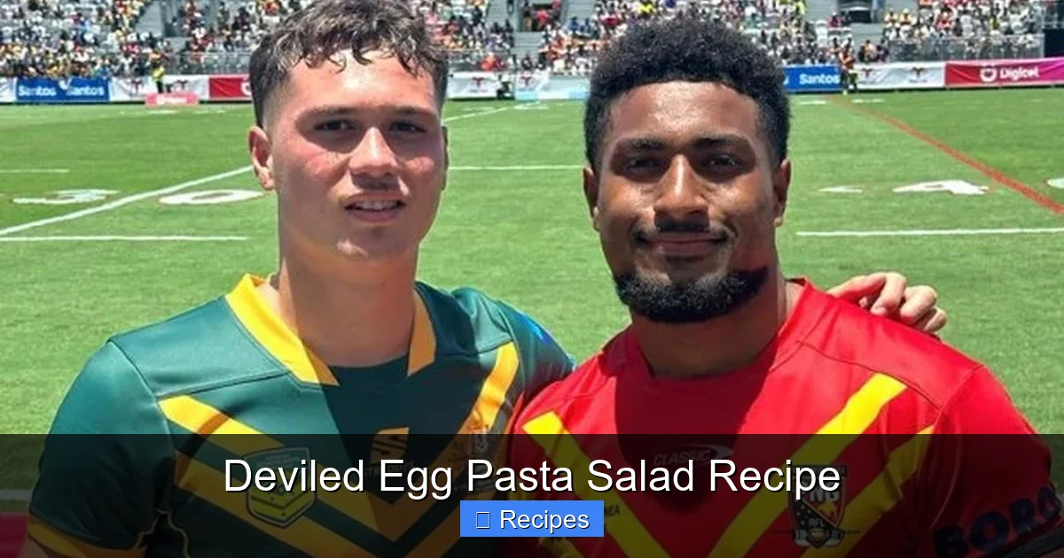 Deviled Egg Pasta Salad Recipe