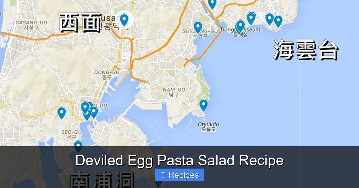 Deviled Egg Pasta Salad Recipe