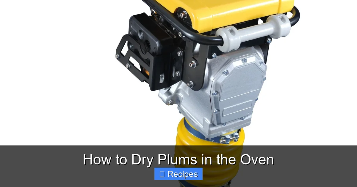 How to Dry Plums in the Oven