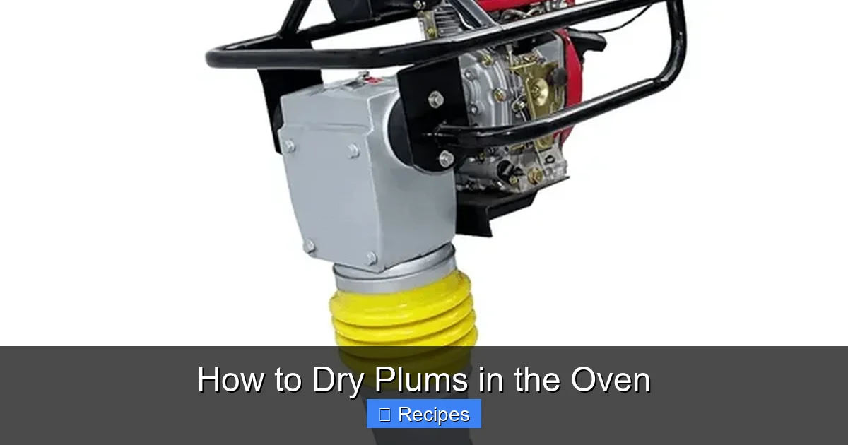 How to Dry Plums in the Oven