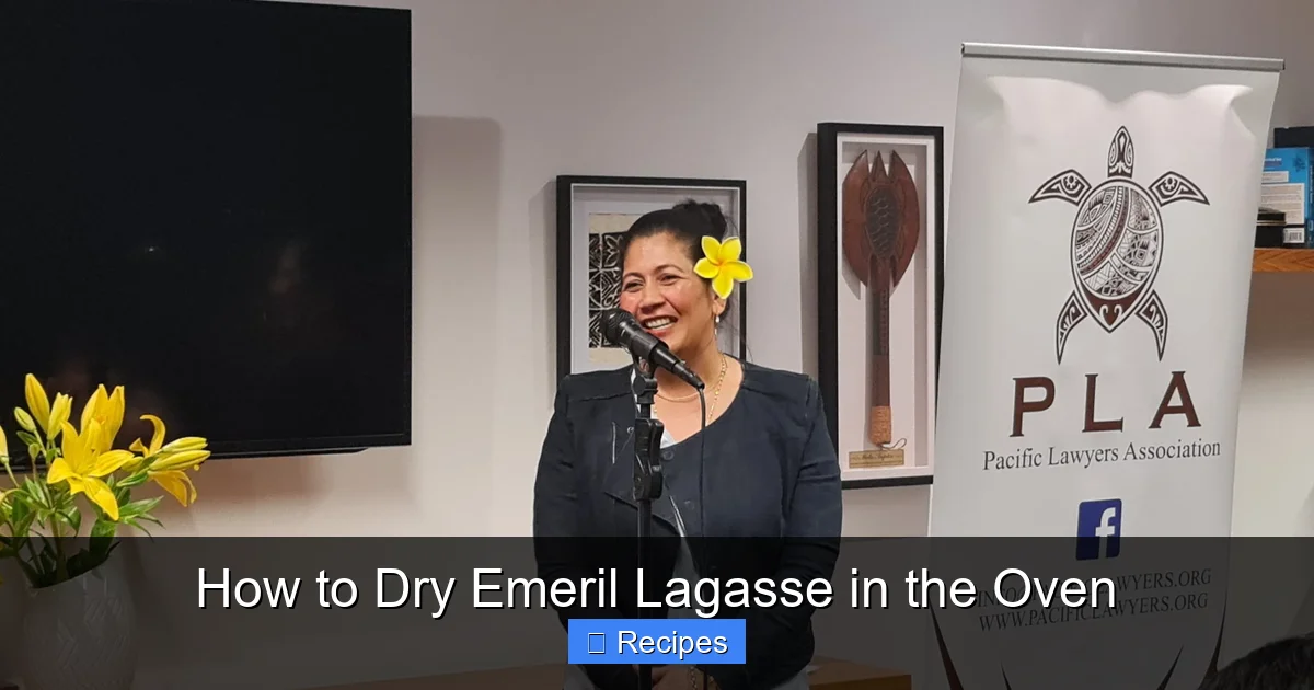 How to Dry Emeril Lagasse in the Oven