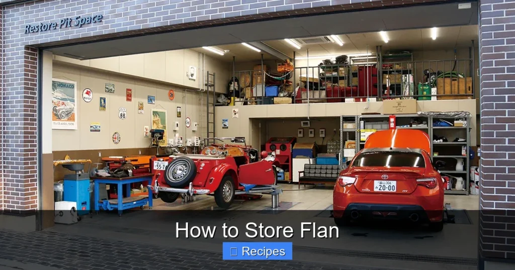 How to Store Flan