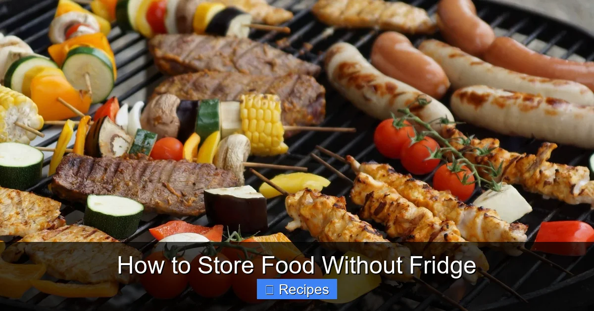 How to Store Food Without Fridge