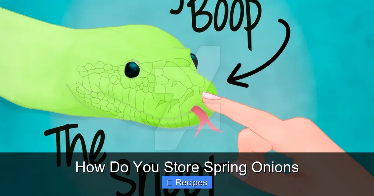 How Do You Store Spring Onions