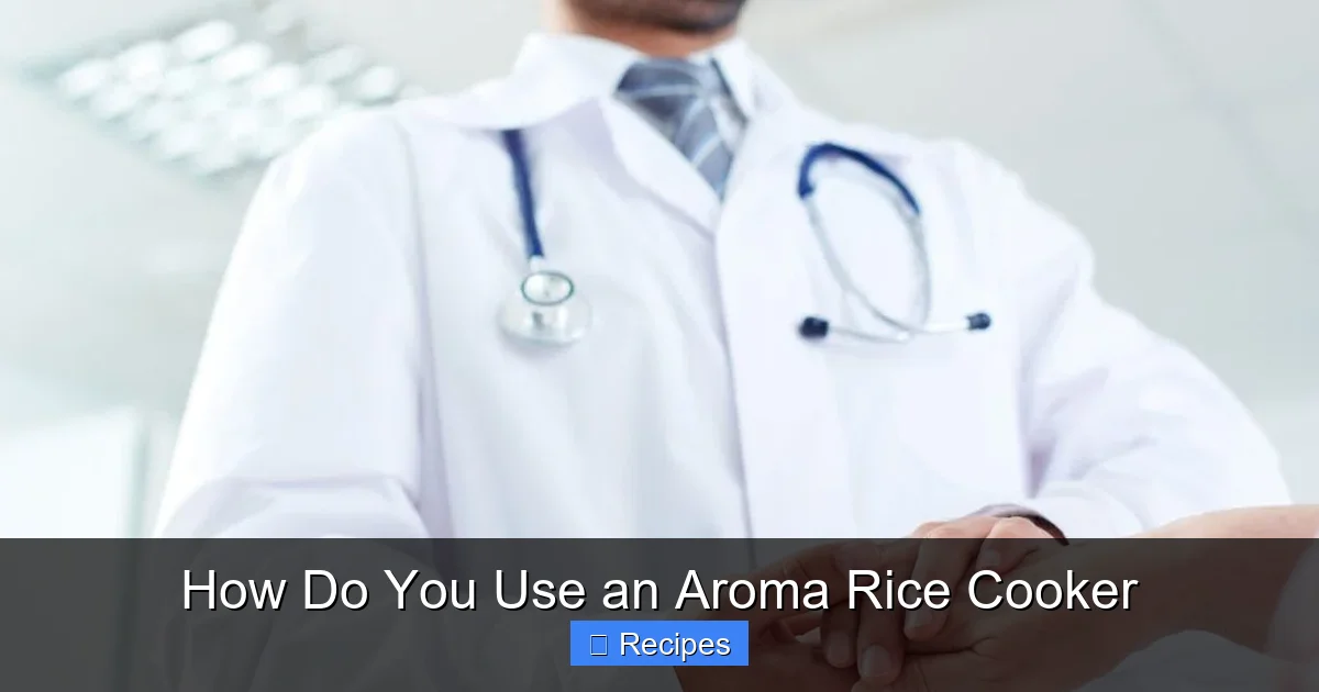 How Do You Use an Aroma Rice Cooker