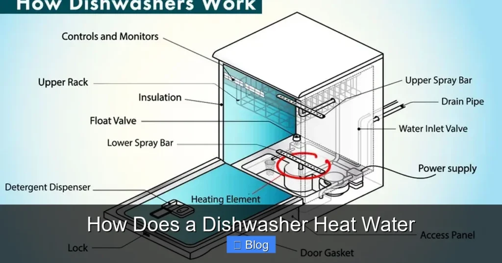 How Does a Dishwasher Heat Water