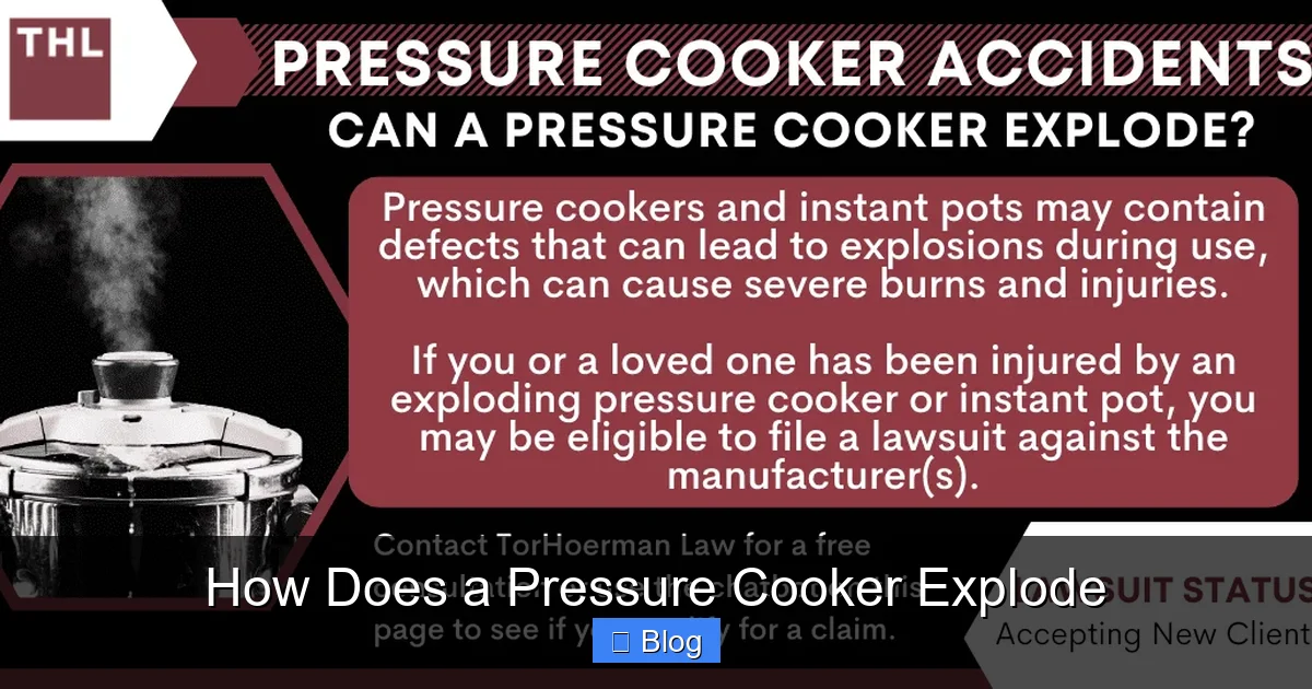 How Does a Pressure Cooker Explode