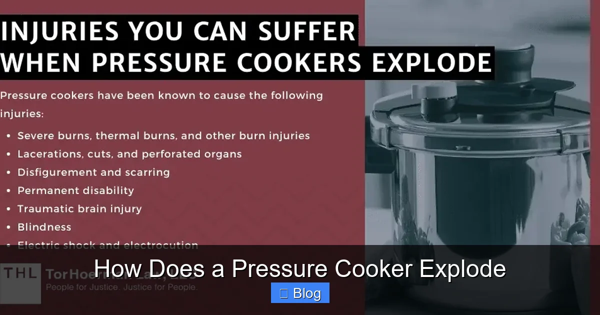 How Does a Pressure Cooker Explode