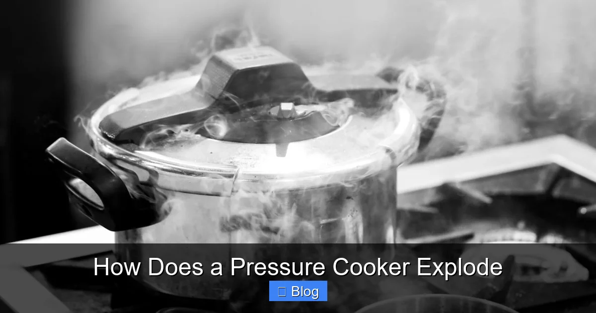 How Does a Pressure Cooker Explode
