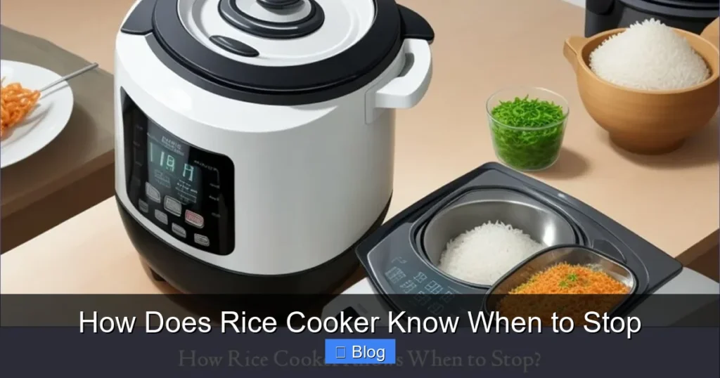How Does Rice Cooker Know When to Stop