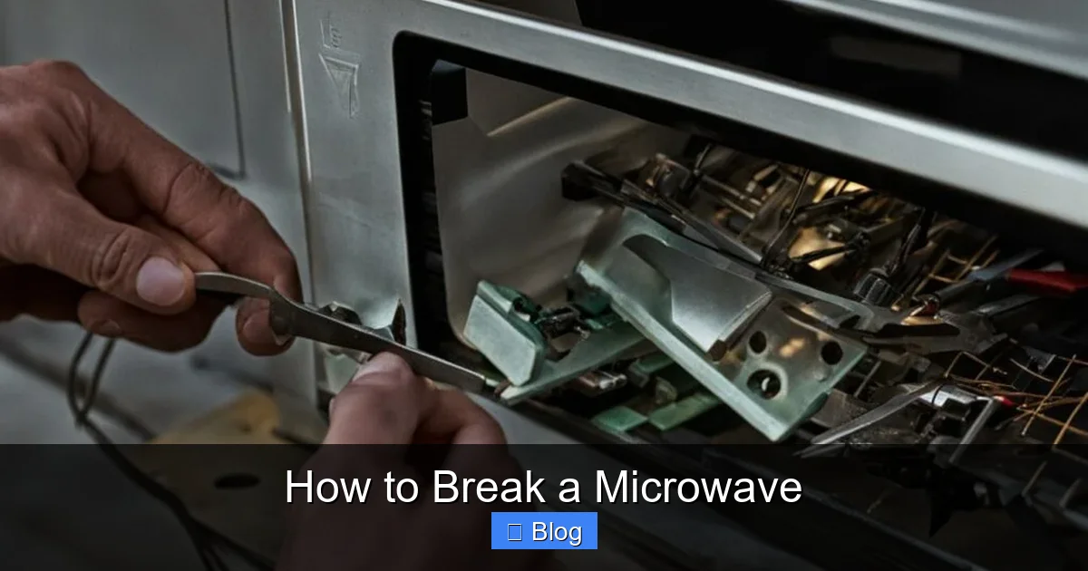 How to Break a Microwave