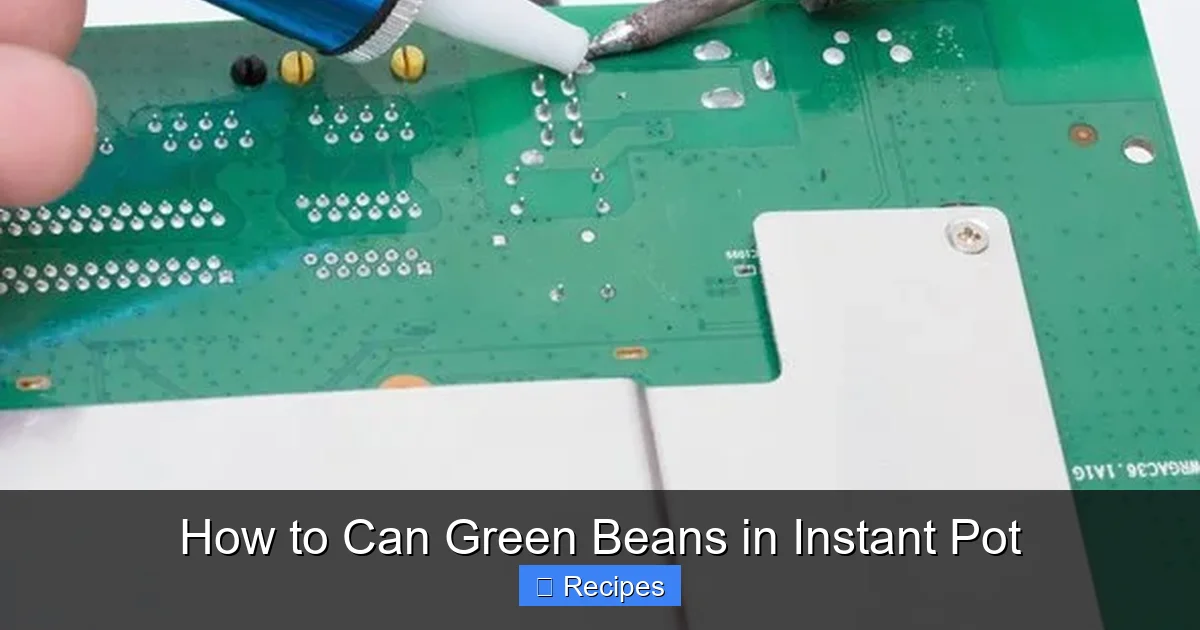 How to Can Green Beans in Instant Pot