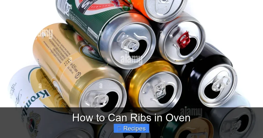 How to Can Ribs in Oven