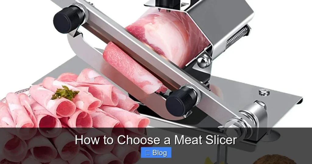 How to Choose a Meat Slicer