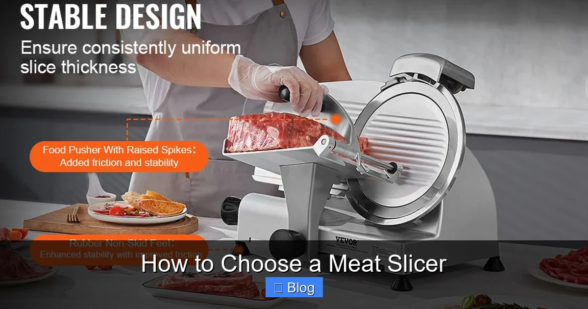 How to Choose a Meat Slicer