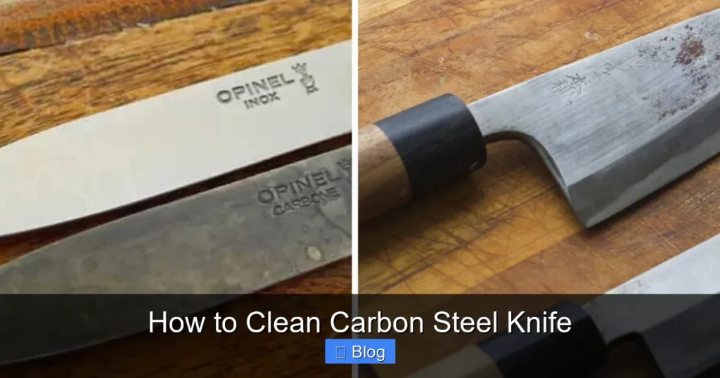 How to Clean Carbon Steel Knife