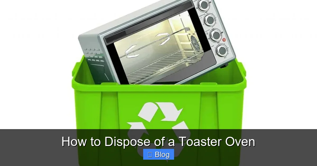 How to Dispose of a Toaster Oven