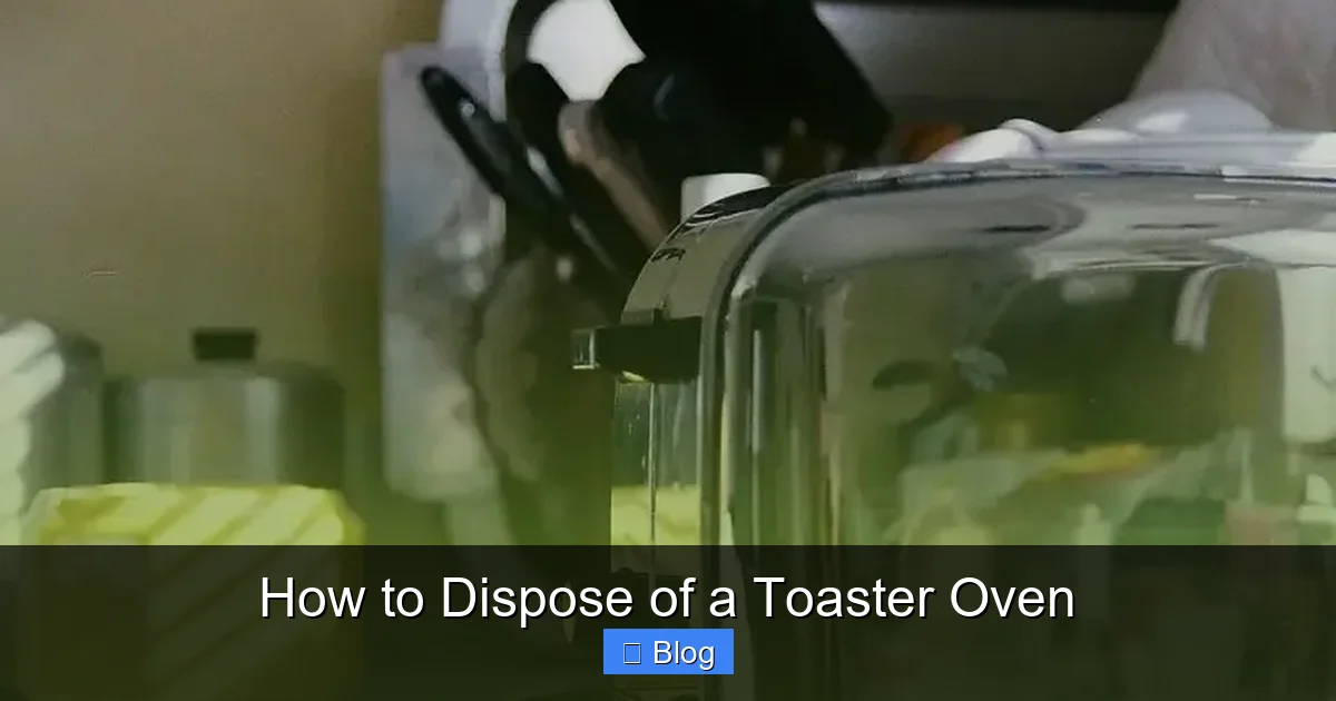 How to Dispose of a Toaster Oven