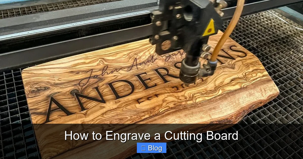 How to Engrave a Cutting Board