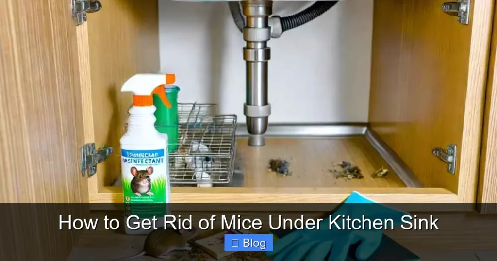 How to Get Rid of Mice Under Kitchen Sink