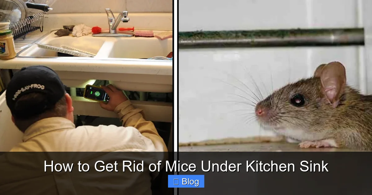 How to Get Rid of Mice Under Kitchen Sink