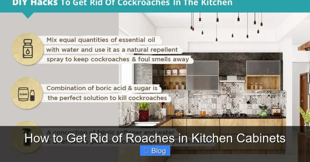 How to Get Rid of Roaches in Kitchen Cabinets