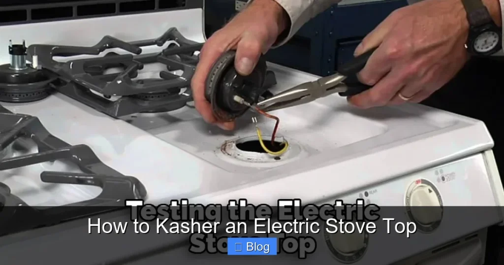 How to Kasher an Electric Stove Top