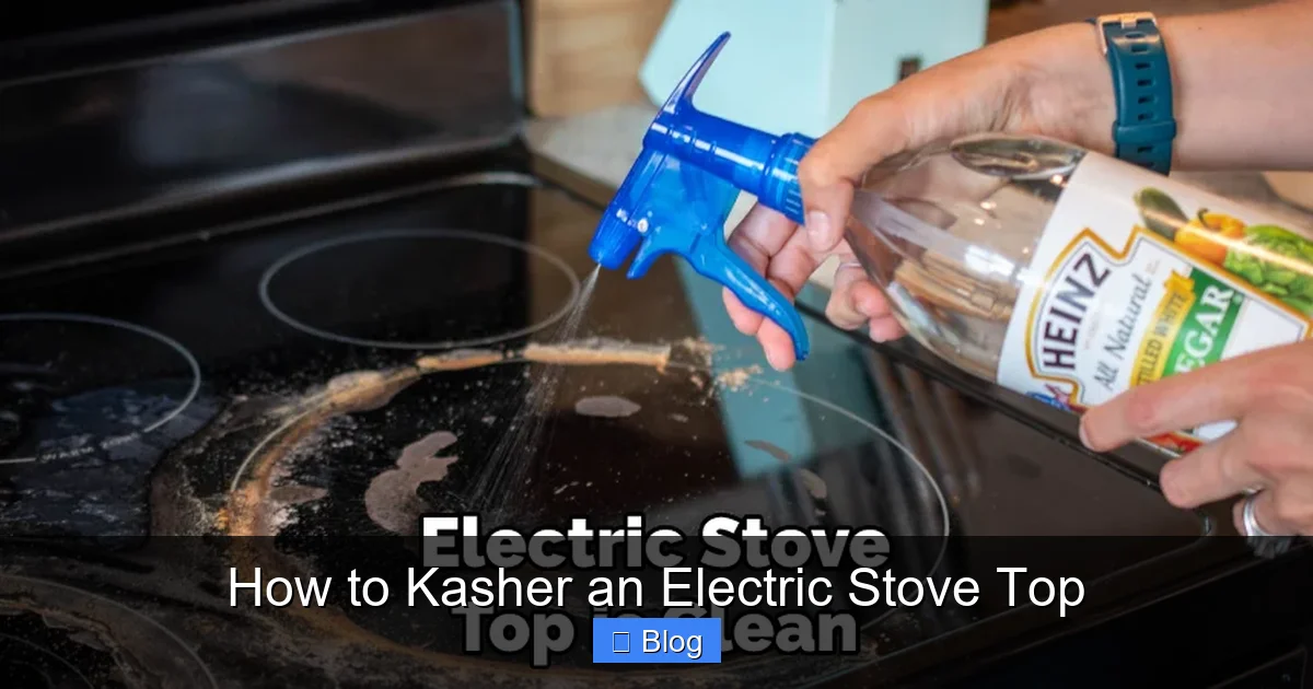 How to Kasher an Electric Stove Top