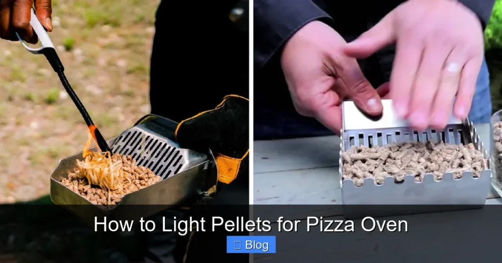 How to Light Pellets for Pizza Oven