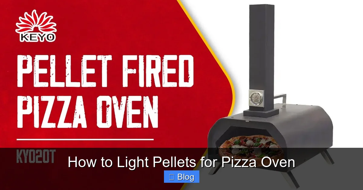 How to Light Pellets for Pizza Oven