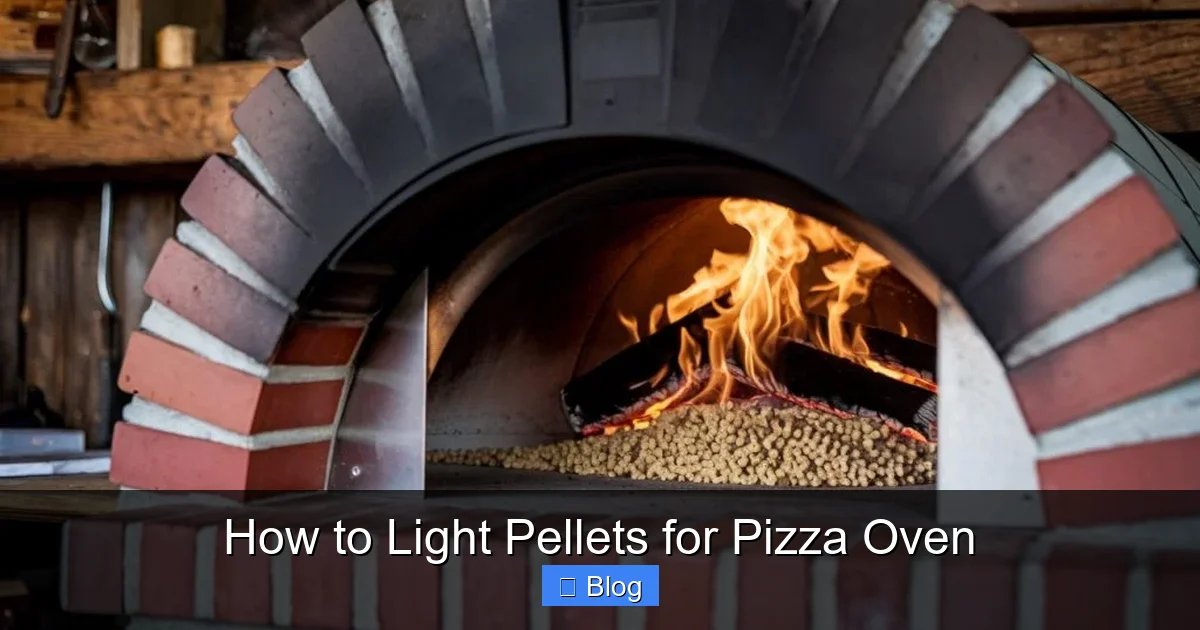 How to Light Pellets for Pizza Oven