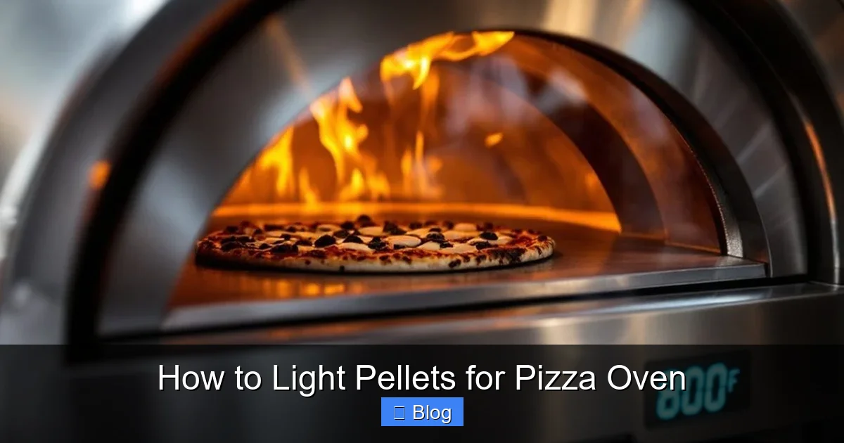 How to Light Pellets for Pizza Oven