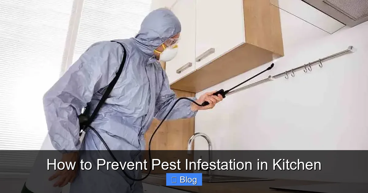 How to Prevent Pest Infestation in Kitchen