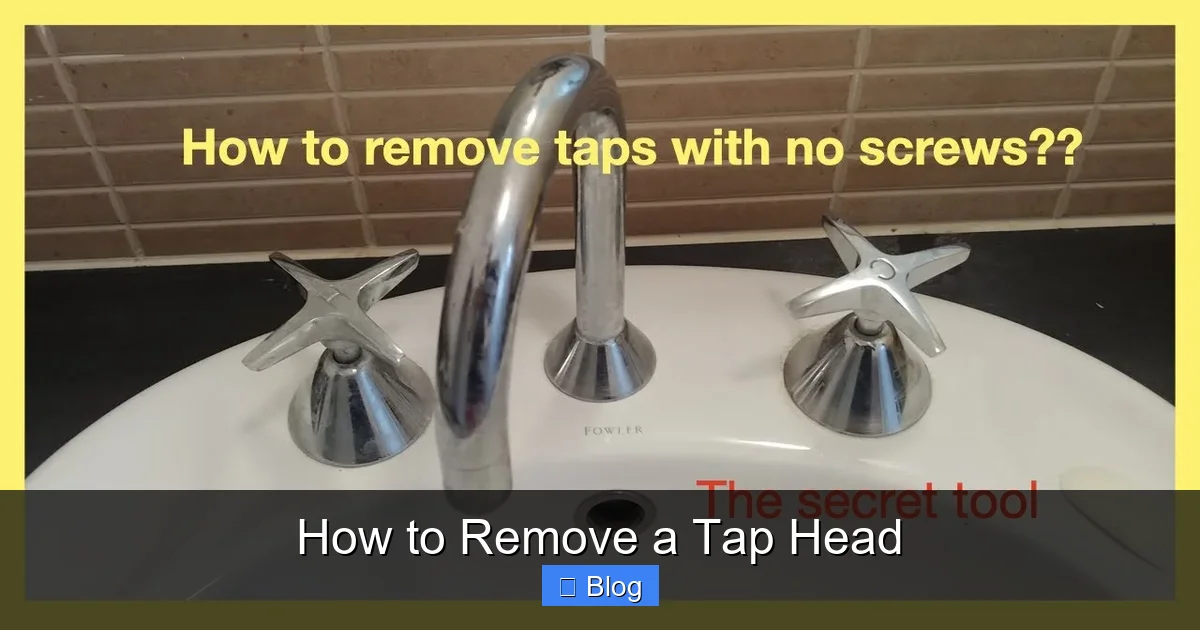 How to Remove a Tap Head