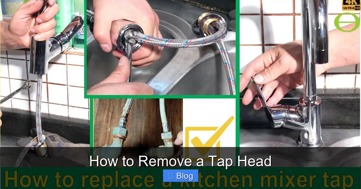 How to Remove a Tap Head