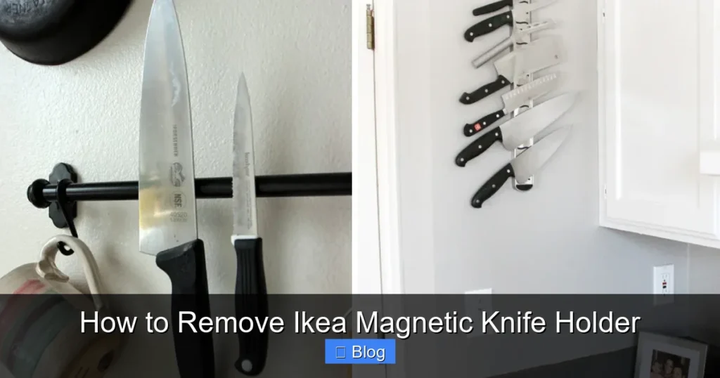 How to Remove Ikea Magnetic Knife Holder