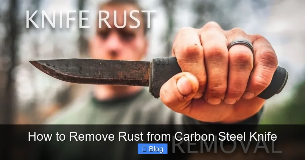 How to Remove Rust from Carbon Steel Knife