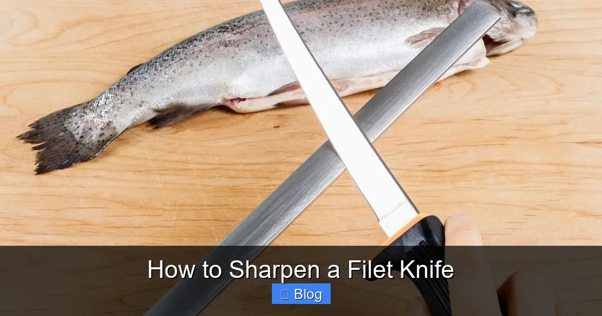 How to Sharpen a Filet Knife