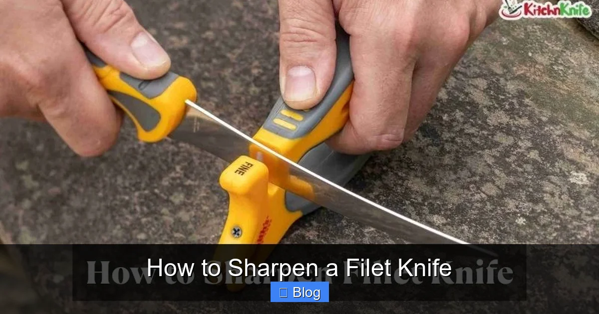 How to Sharpen a Filet Knife