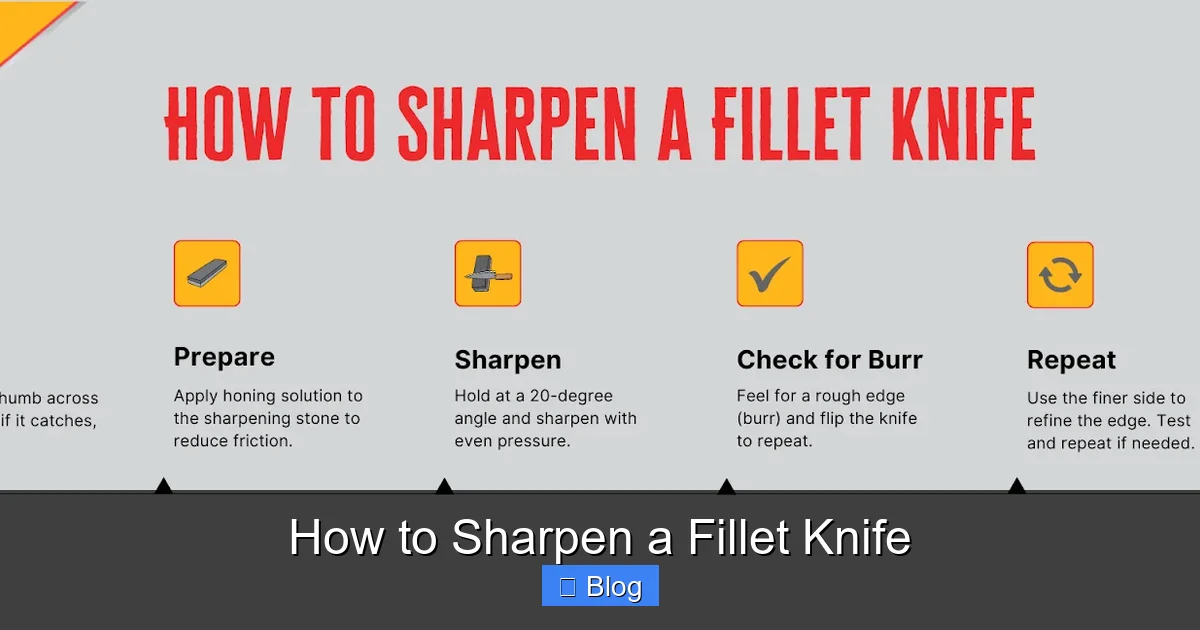 How to Sharpen a Fillet Knife