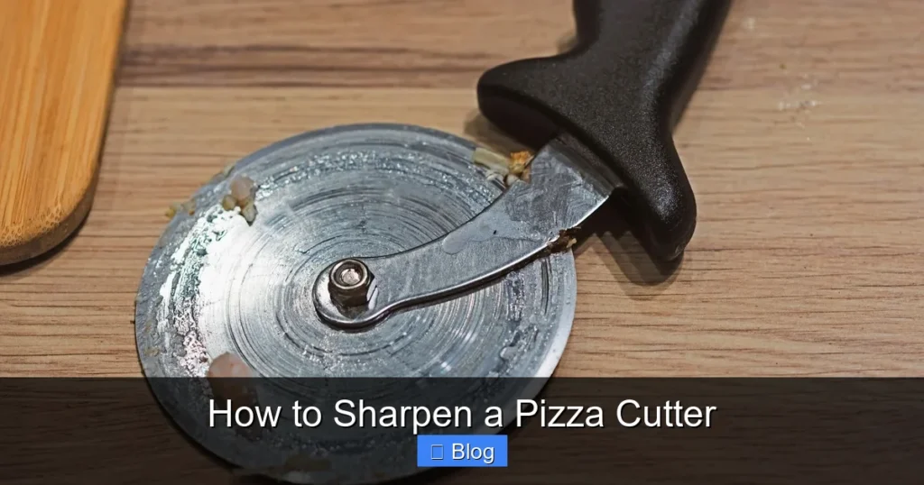 How to Sharpen a Pizza Cutter