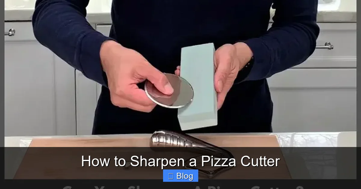 How to Sharpen a Pizza Cutter