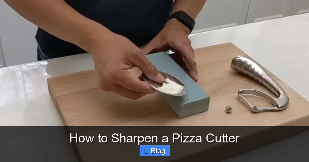 How to Sharpen a Pizza Cutter