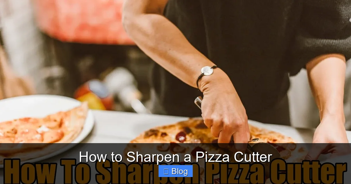 How to Sharpen a Pizza Cutter