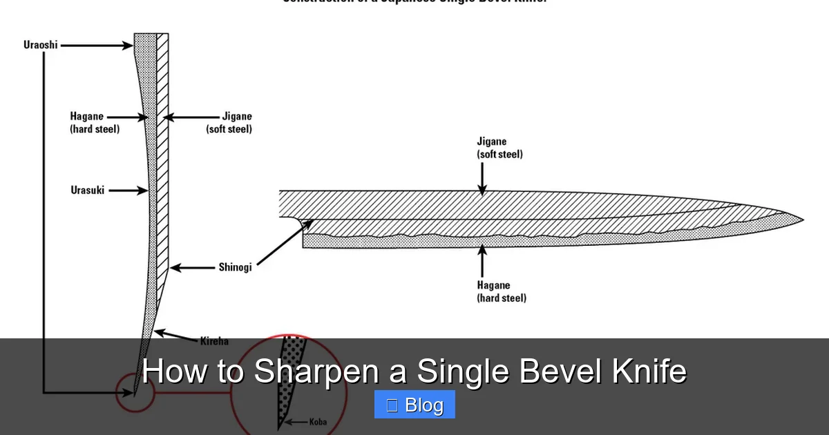 How to Sharpen a Single Bevel Knife