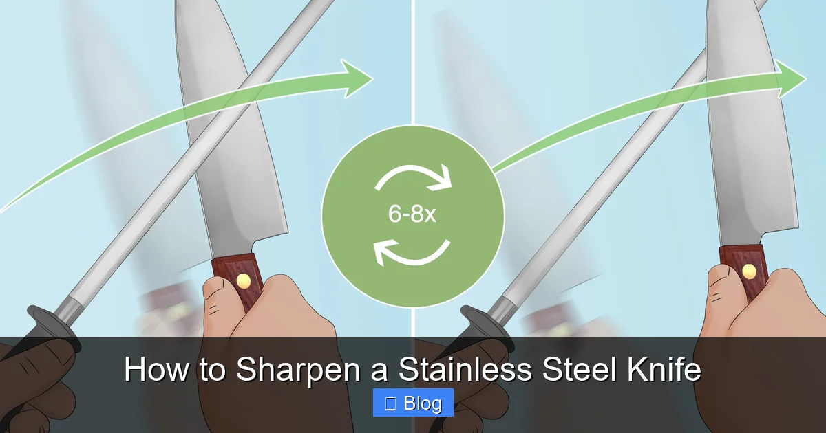 How to Sharpen a Stainless Steel Knife